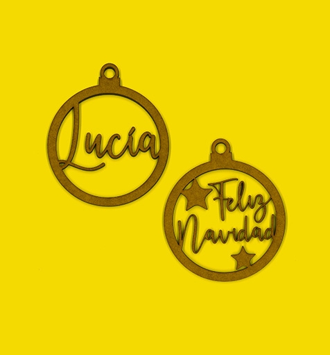 Adornos Navidad personalizables