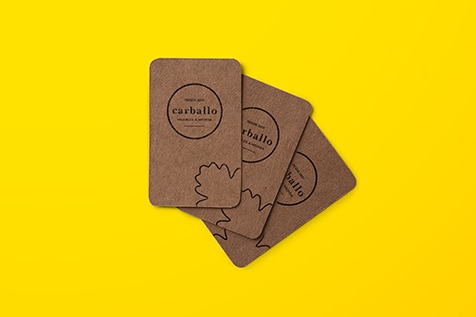 Tarjetas de visita Kraft
