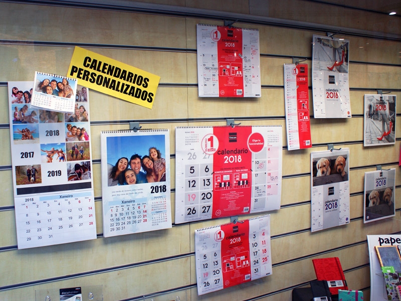 Calendarios personalizados