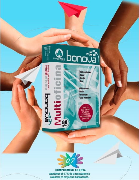 Bonova: el primer papel solidario 