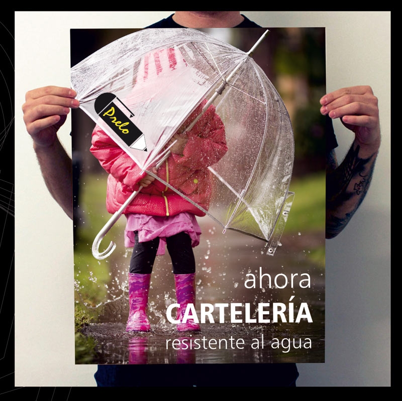 Cartelería resistente al agua 